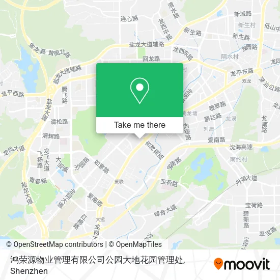 鸿荣源物业管理有限公司公园大地花园管理处 map