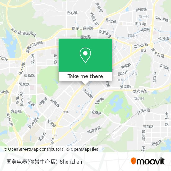 国美电器(俪景中心店) map