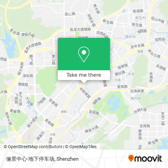 俪景中心-地下停车场 map