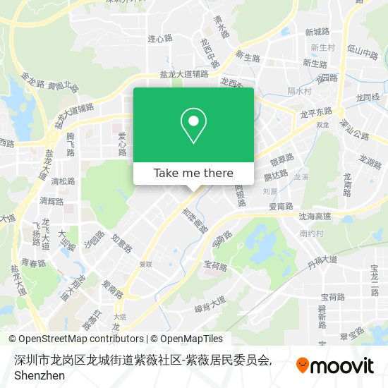 深圳市龙岗区龙城街道紫薇社区-紫薇居民委员会 map