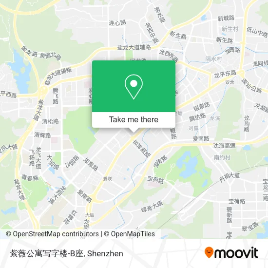紫薇公寓写字楼-B座 map