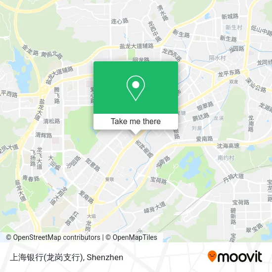 上海银行(龙岗支行) map