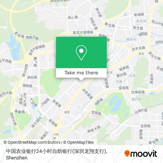 中国农业银行24小时自助银行(深圳龙翔支行) map