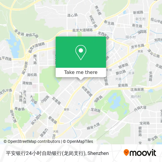 平安银行24小时自助银行(龙岗支行) map