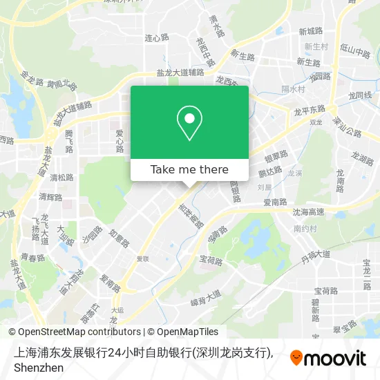 上海浦东发展银行24小时自助银行(深圳龙岗支行) map