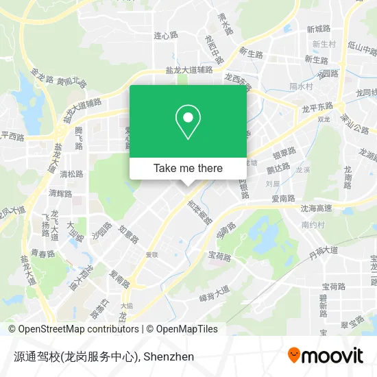 源通驾校(龙岗服务中心) map