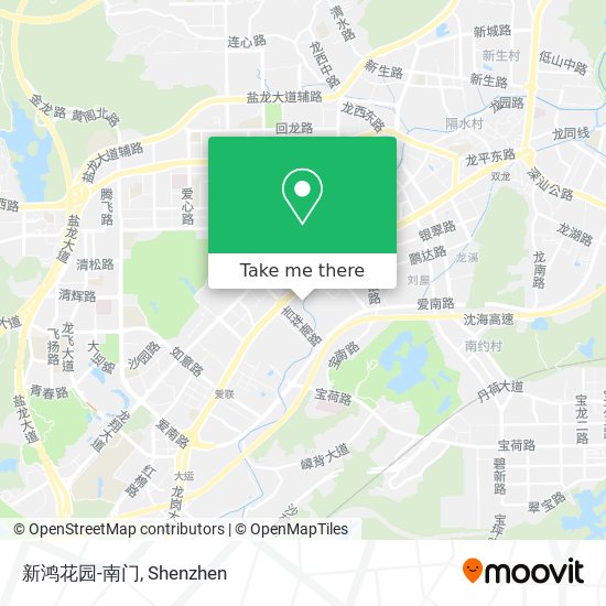 新鸿花园-南门 map