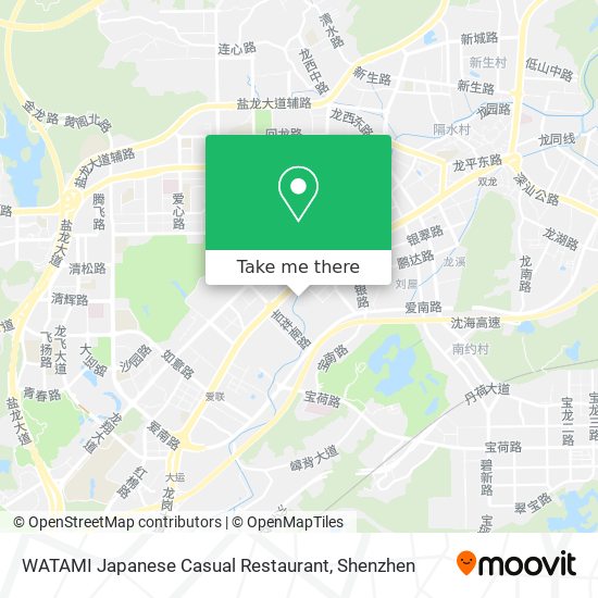 WATAMI Japanese Casual Restaurant map