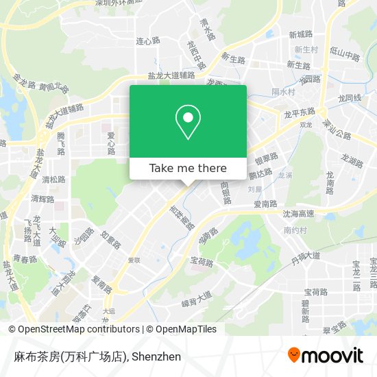 麻布茶房(万科广场店) map