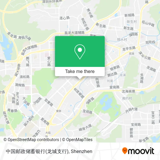 中国邮政储蓄银行(龙城支行) map