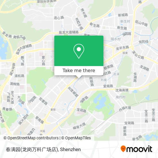 春满园(龙岗万科广场店) map