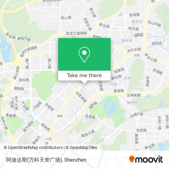 阿迪达斯(万科天誉广场) map