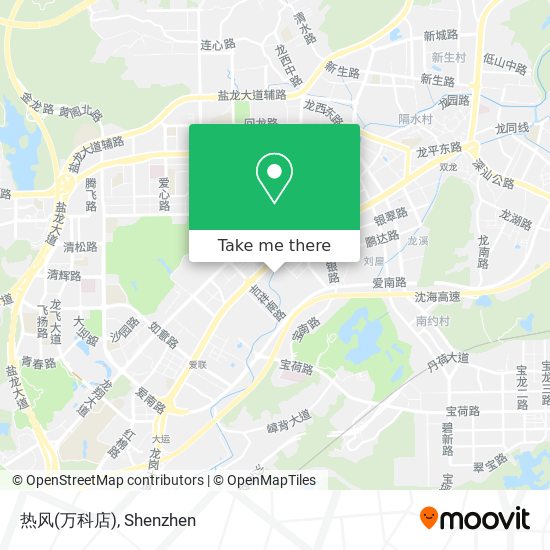 热风(万科店) map