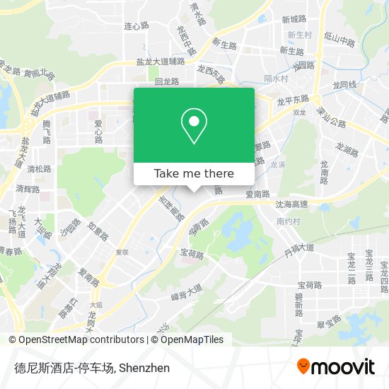 德尼斯酒店-停车场 map