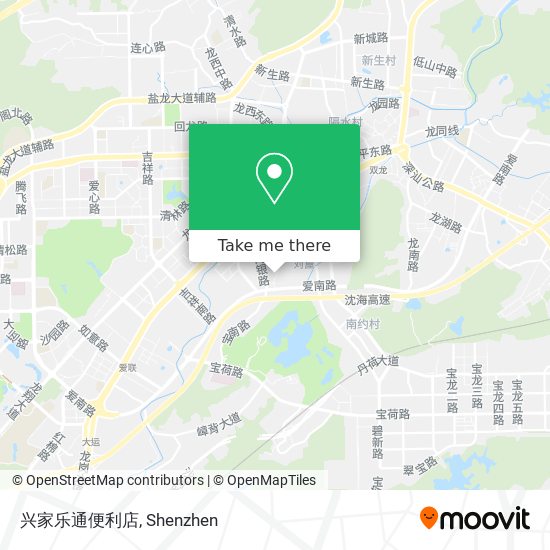 兴家乐通便利店 map