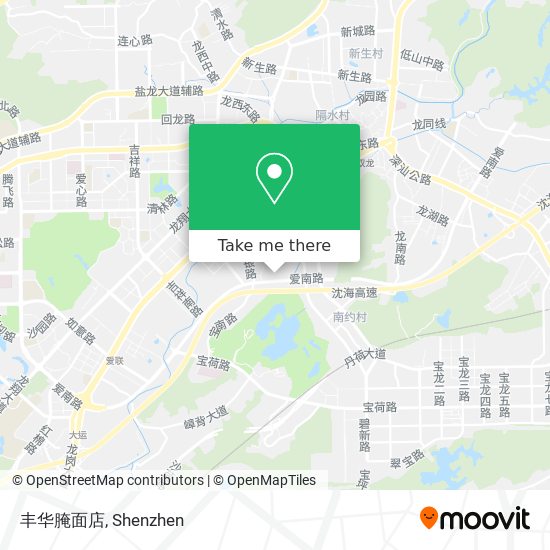 丰华腌面店 map