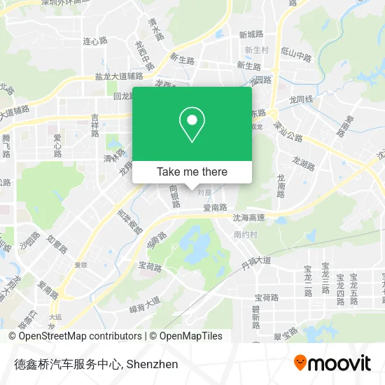 德鑫桥汽车服务中心 map