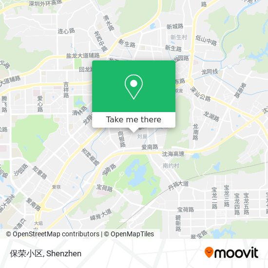 保荣小区 map