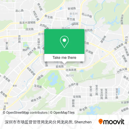 深圳市市场监督管理局龙岗分局龙岗所 map