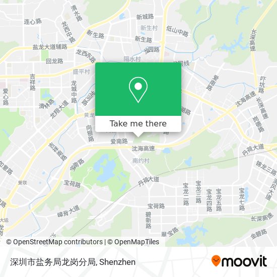 深圳市盐务局龙岗分局 map