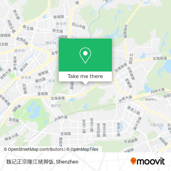 魏记正宗隆江猪脚饭 map