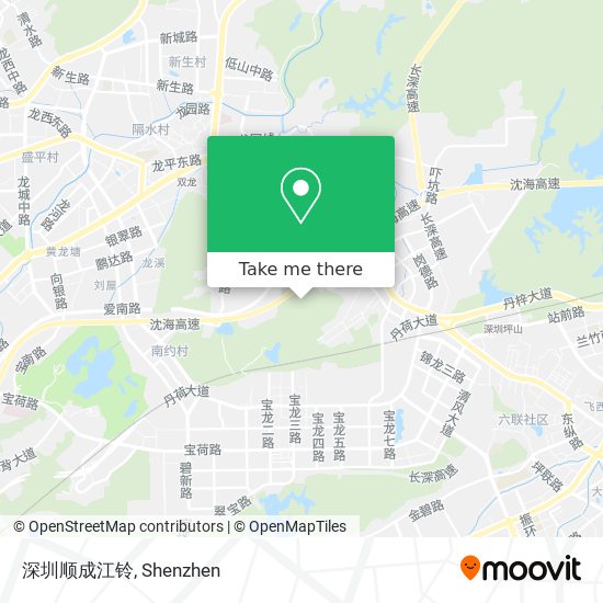 深圳顺成江铃 map