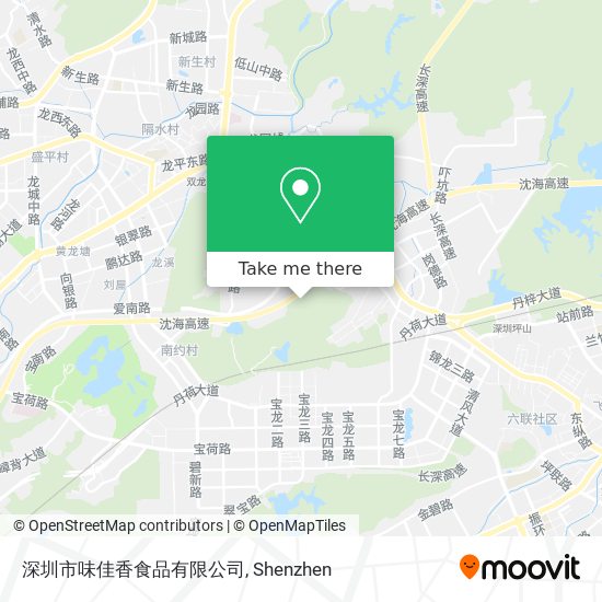深圳市味佳香食品有限公司 map