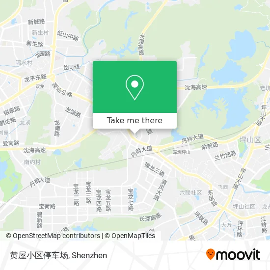 黄屋小区停车场 map
