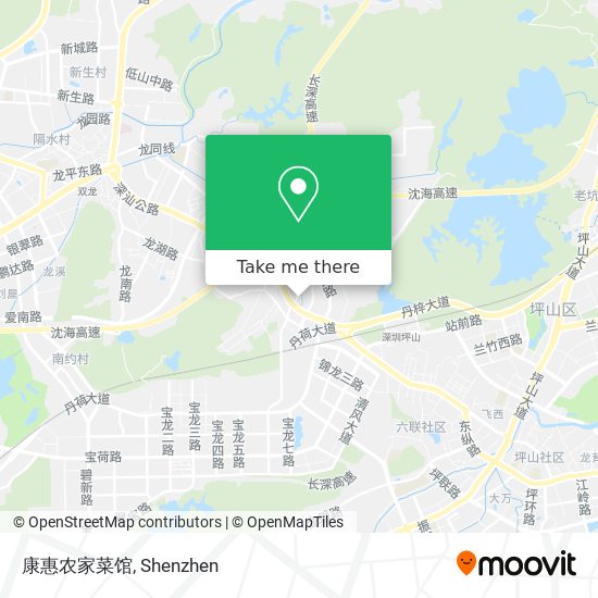 康惠农家菜馆 map