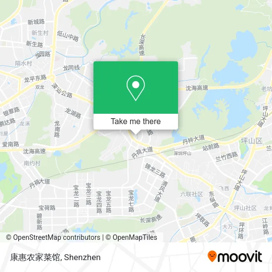 康惠农家菜馆 map