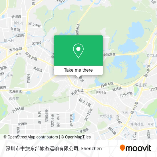 深圳市中旅东部旅游运输有限公司 map