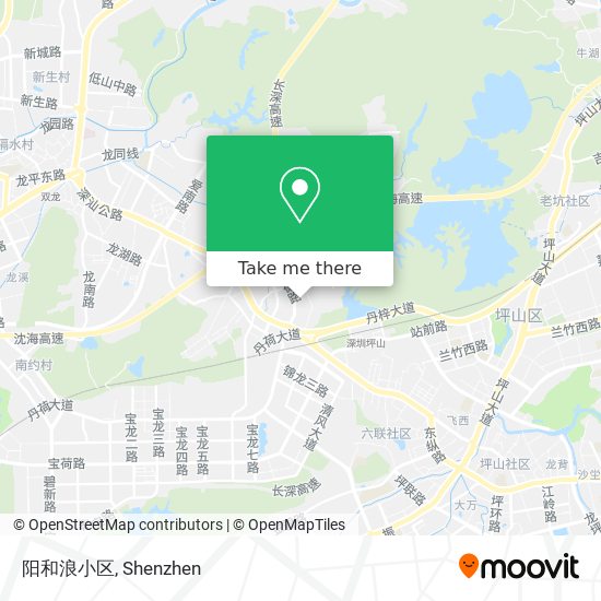 阳和浪小区 map