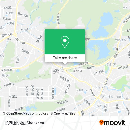 长湖围小区 map