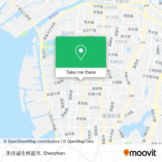 美佳诚生鲜超市 map