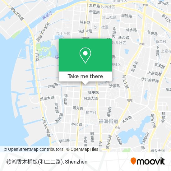 赣湘香木桶饭(和二二路) map
