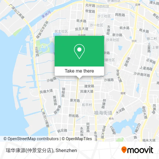 瑞华康源(仲景堂分店) map
