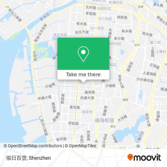假日百货 map
