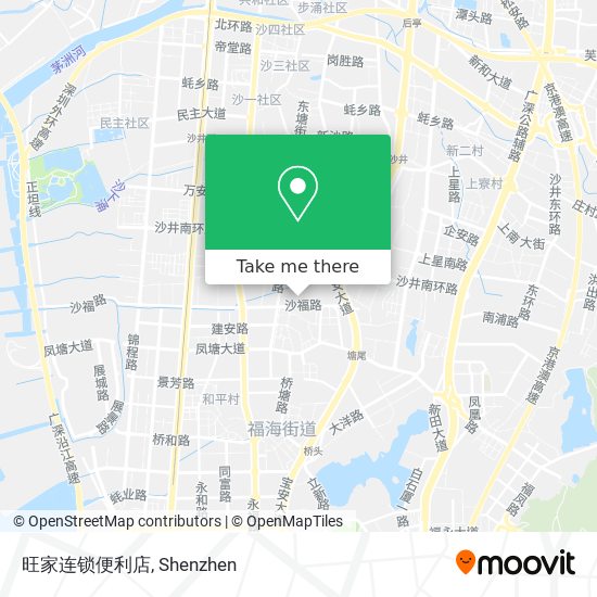 旺家连锁便利店 map