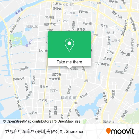 乔冠自行车车料(深圳)有限公司 map
