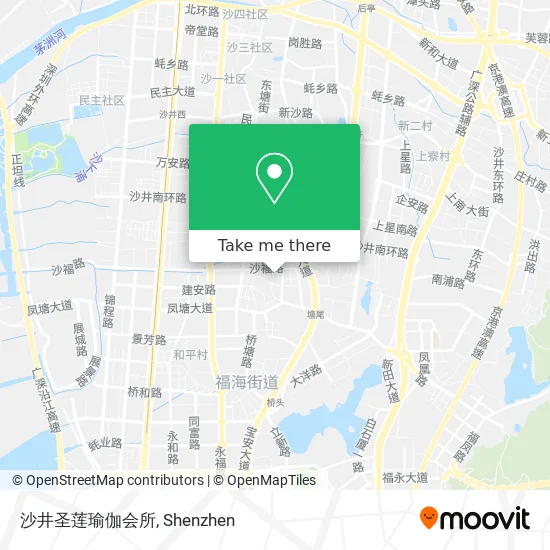 沙井圣莲瑜伽会所 map