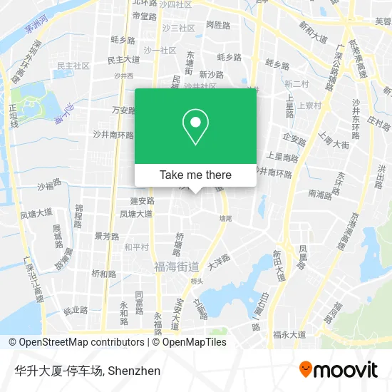 华升大厦-停车场 map