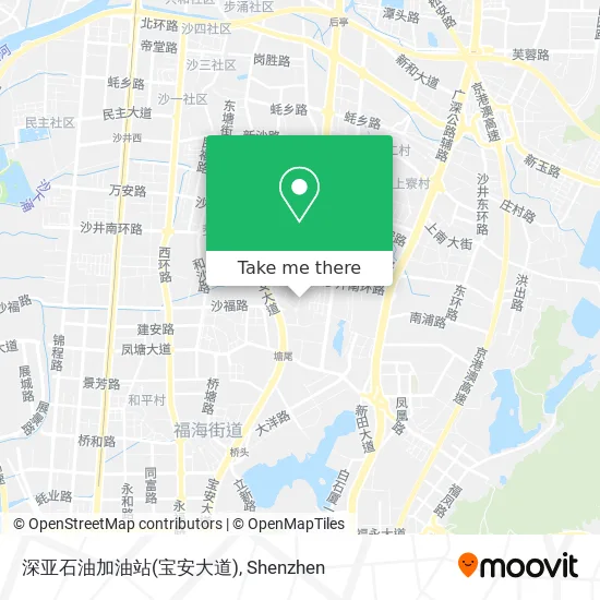 深亚石油加油站(宝安大道) map