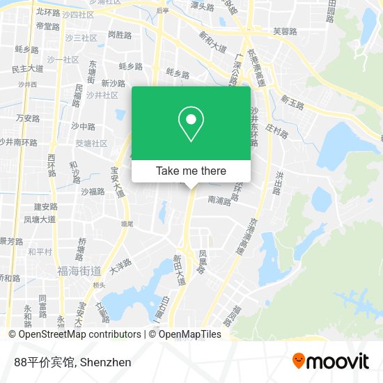 88平价宾馆 map