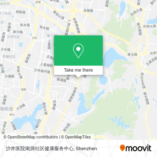 沙井医院南洞社区健康服务中心 map