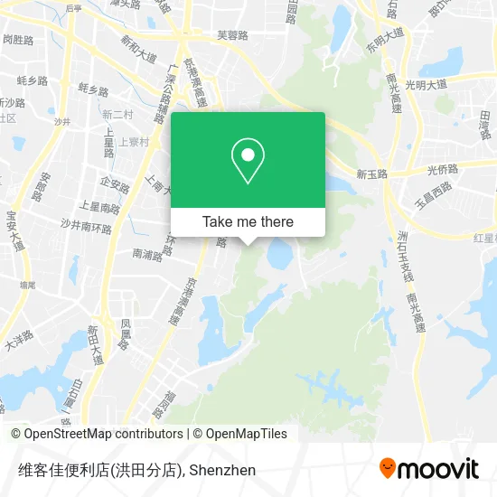 维客佳便利店(洪田分店) map