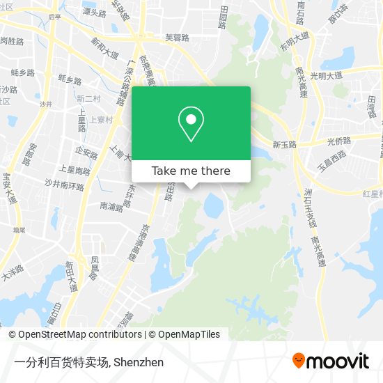 一分利百货特卖场 map