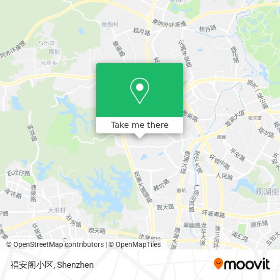福安阁小区 map