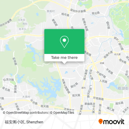 福安阁小区 map
