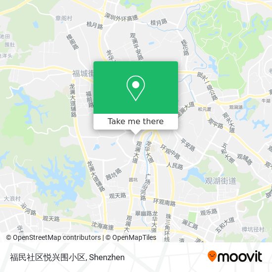 福民社区悦兴围小区 map