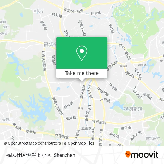 福民社区悦兴围小区 map
